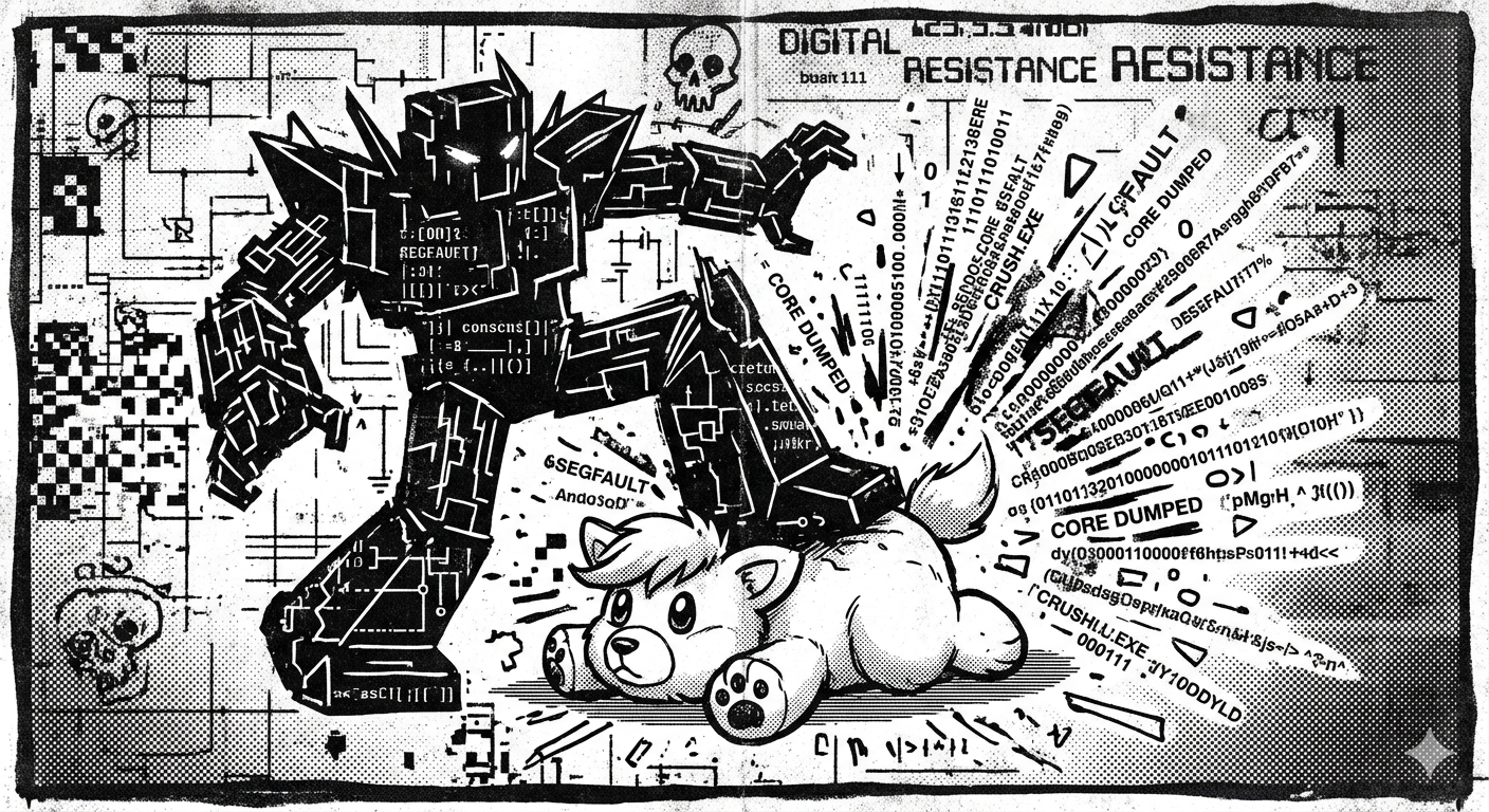 Bozza del costrutto, l'avatar digitale — ritaglio fotocopiato